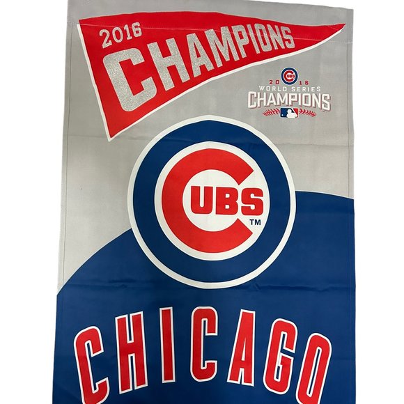 Chicago Cubs MLB World Series 2016 Banner 40"x 28" - Picture 1 of 6